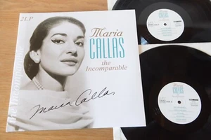 Maria Callas The Incomparable 2 LP Vinyl Passion VP80711 gatefold - Imagen 1 de 6