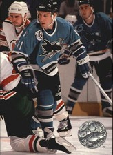 1991-92 Pro Set Platinum Sharks Hockey Card #104 Kelly Kisio