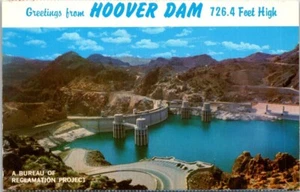 Postkarte Luftaufnahme Hoover Dam Nevada - Bild 1 von 2