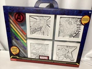 New Walt Disney Marvel Color Art Frame Set Washable Create Again ! - Picture 1 of 3