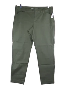 NWT Old Navy High Rise Pixie Skinny Secret Smooth Pockets Olive Plus Size 20 - Picture 1 of 7