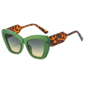 Cat Eye Sunglasses Oversized Frame UV400 for Women Vintage 2025 Retro Eyewear - Picture 1 of 15
