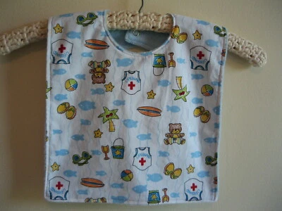 婴儿或幼儿围兜 - Beach Bear印花 — 第 1/4 张图片