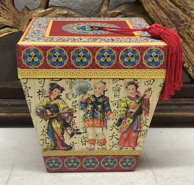 Punch Studio The Kirshner Deco Arts #86416 Square Box - Japanese Design - 4 3/4" - Image 1 of 4