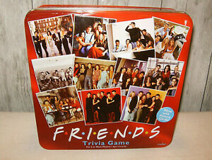Friends TV Show 2003 Trivia Game with Picture Cards In Collectible Tin 