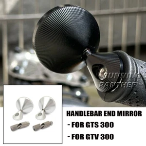 New Accessories Bar End Mirror Handlebar Rearview Mirror For Vespa GTS300 GTV300 - Picture 1 of 17