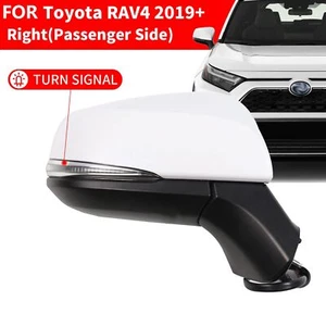 Passenger Side Mirror for 2019-2024 Toyota RAV4 Right Power Heated Lamp BSM - Picture 1 of 6
