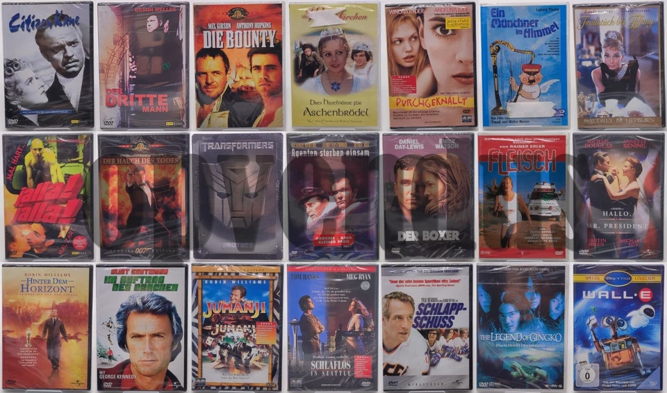 DVD Film Auswahl aus 210 DVDs mit Originalbildern | OVP TOP Zustand NEU in Folie - Bild 1 von 1