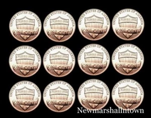 2013 2014 2015 2016 2017 2018 P+D Lincoln Shield Set Mint from Bank Roll - Picture 1 of 1