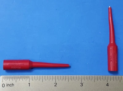 ADAPTADOR ENCHUFE JACK PRUEBA, 3560-2, POMONA, ROJO (UNO) Foto 1 de 3