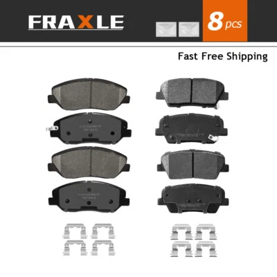 Kit Pastillas Freno Cerámicas Delanteras Y Traseras Para Kia Sedona Hyundai Entourage Genesis Foto 1 de 4