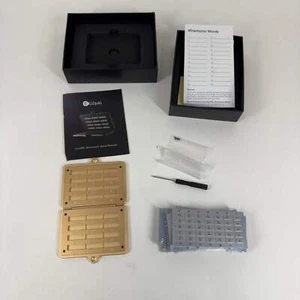 Ellipal Mnemonic Metal Storage Gold Crypto Wallet - Afbeelding 1 van 7