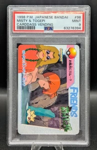 Pokemon Bandai giapponese 1998 Carddass Vending 98 Misty & Togepi PSA 9 come nuovo 🔥🔥 - Foto 1 di 2