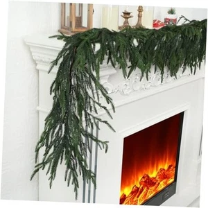 6 Ft Pine Garland - Real Touch Pine Garland - Artificial Greenery Christmas - Picture 1 of 7