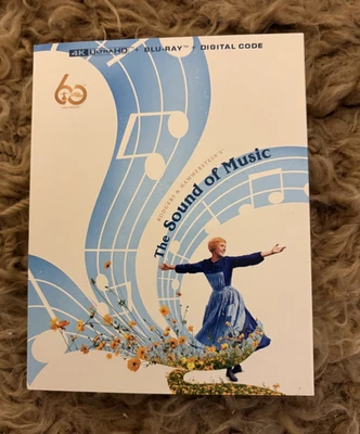 THE SOUND OF MUSIC 60TH ANNIVERSARY (4K UHD, BLU-RAY & DIGITAL) *NEW & SEALED* - Image 1 of 2