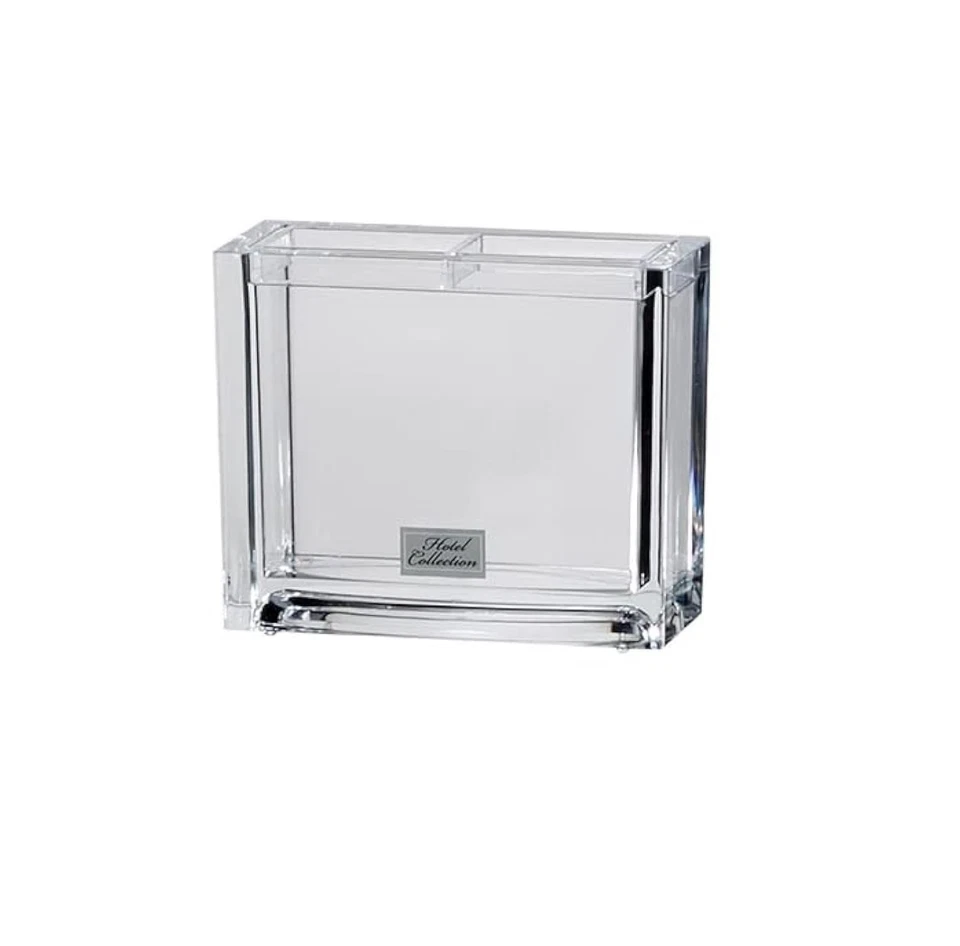 Soporte de cepillo de dientes acrílico transparente colección hotelera Foto 1 de 1