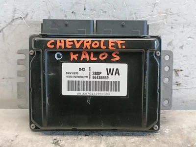 A5703 CHEVROLET KALOS CENTRALINA MOTORE ECU 96435559 5WY1E07G 1.2BEN/GPL B12S1 - Immagine 1 di 4