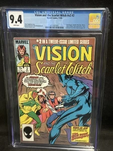 Vision and the Scarlet Witch #v2 #2 CGC 9.4 (1985) - Cubierta de Parca - Imagen 1 de 5