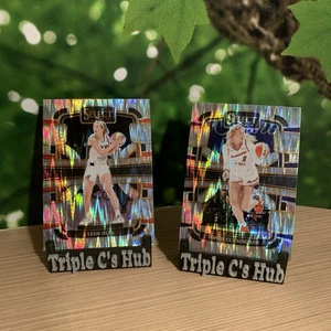 2024 Panini Lexie Hull & Sophie Cunningham Silver Flash Prizm Card Lot Fever - Bild 1 von 5