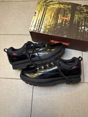 ВЫСШИЙ X TIMBERLAND EURO ТУРИСТИЧЕСКИЙ низкий средний черный кожаный размер 13 TB0A2DJK - Изображение 1 из 4