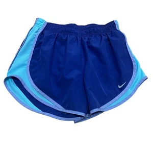 Pantalones cortos para correr Nike para mujer ropa deportiva forrados púrpura azul talla M - Imagen 1 de 4