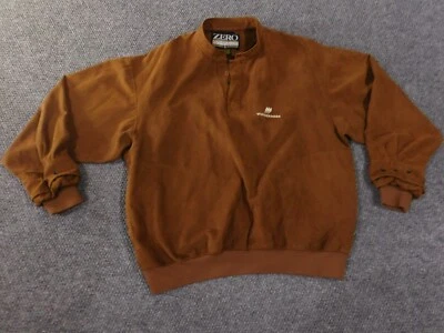 Jersey Zero Restriction Grande Marrón Para Hombre Sub Microfibra Golf Windermere Snap Foto 1 de 4