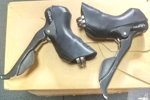 Shimano Sora ST-R3000 STI 9×speed Shift Levers R+L with Bracket Cover Used JP - Picture 1 of 2