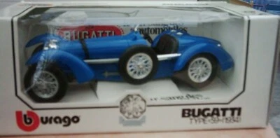 Modelo Bugatti Tipo 59 1934 Bburago 1:18 vintage hecho en Italia Foto 1 de 4