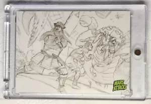 2015 Mars Attack's Occupation Concept Card 19 GLADIATOR GAMES - Picture 1 of 2
