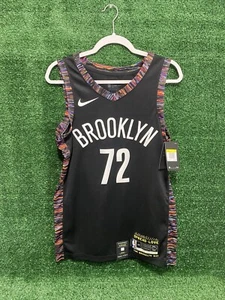 Camiseta deportiva Nike Brooklyn Nets Biggie Swingman CD7062 010 para hombre talla pequeña - Imagen 1 de 4