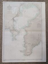 1935 Tokyo Wan Japan Hydrographic Survey Map
