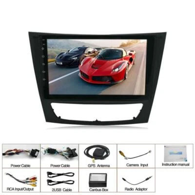 Radio estéreo para automóvil Android 10.1 de 9"" navegación GPS para Mercedes Benz W211 E CLS W219 W463 Foto 1 de 4