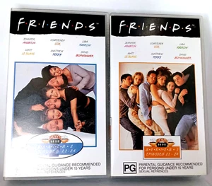 Friends Series 1 & 2 Ep 21-24 VHS Video Tapes Rated PG PAL Collectable - Picture 1 of 3