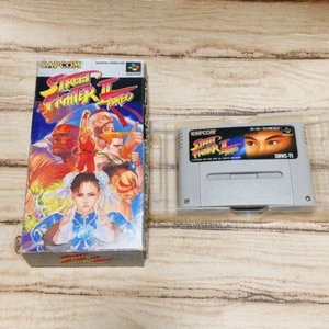 Super Famicom Street Fighter II 2 Turbo SFC SNES Nintendo Japan w/Box NTSC-J - Picture 1 of 10