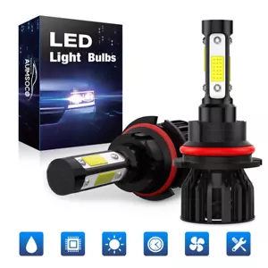 9007 LED Headlight High Low Bulbs Beam Conversion Kit 6000K Super Bright White - Foto 1 di 14