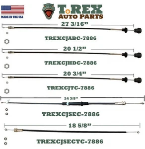Jeep CJ 1978-1986 paquete de 5 combo temperatura/calefacción/caja de aire/cable de control secundario juego - Imagen 1 de 1