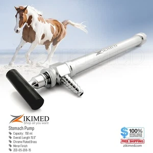 Bomba de empapador estómago caballo fácil de empapar cromada 150 ml - Imagen 1 de 6