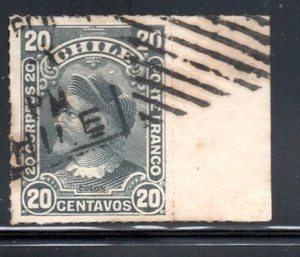 CHILE, COLON CABEZON, ORILLA DE PLIEGO, RRR (NEA0171 ) - Picture 1 of 1