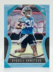 Panini Prizm Blue Wave #338 Ryquell Armstead RC 18/199 2019 Jacksonville Jaguars - Imagen 1 de 2