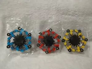 Robot Fidget Spinners Toy Mechanical Spiral Twister Set Of 3 New - Picture 1 of 11