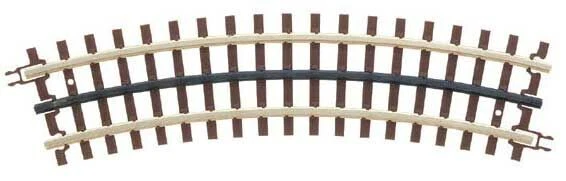 Atlas O Brown Ties 3-Rail O-36 Full Curved Sections (12 Pieces = Circle) 6066 - Image 1 of 1