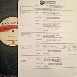 RADIOSENDUNG: R & R ZEITKAPSELN 4/16/90 NEIL YOUNG, ERIC CLAPTON, PETER FRAMPTON - Bild 1 von 1