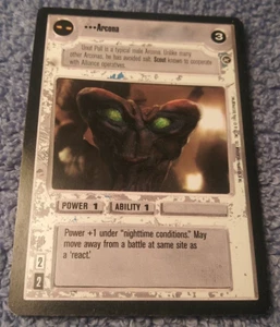 1996 Star Wars Customizable Card Game: A New Hope Expansion Set Arcona  - Picture 1 of 11