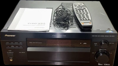 NICE BUNDLE Pioneer VSX-D912-K 6 Multi-Channel Receiver REMOTE & MICROPHONE US - Image 1 of 4