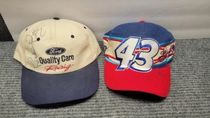 Pair of Rare Richard Petty Nascar/FORD Hats AUTOGRAPHED - Picture 1 of 8