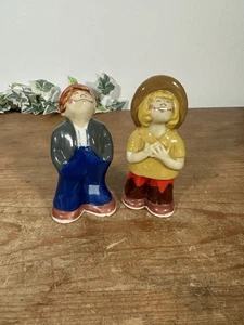 Wade Bisto Kids Vintage Salt & Pepper pots Pottery Salt & Pepper Shakers - Bild 1 von 9
