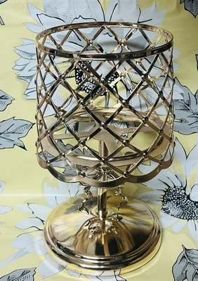 Bath & Body Works Bow Lamp 3 Wick Candle Holder - Image 1 of 3