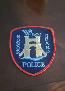 Waco Texas Police Honor Guard Shoulder Patch - Picture 1 of 1