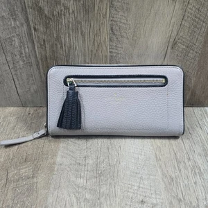 Kate Spade Geldbörse "Jansie" Pebbled Leather Beige & Black - Bild 1 von 9