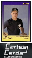 Tim Layana 1989 Star Albany-Colonie Yankees #9  New York